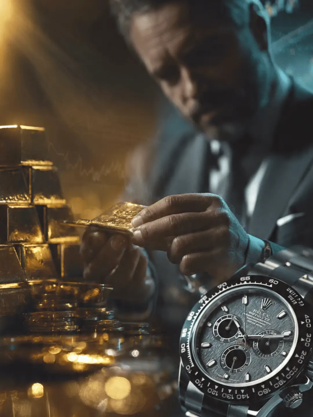 Luxury watch and gold compared as investment assets at Houston Time Pieces